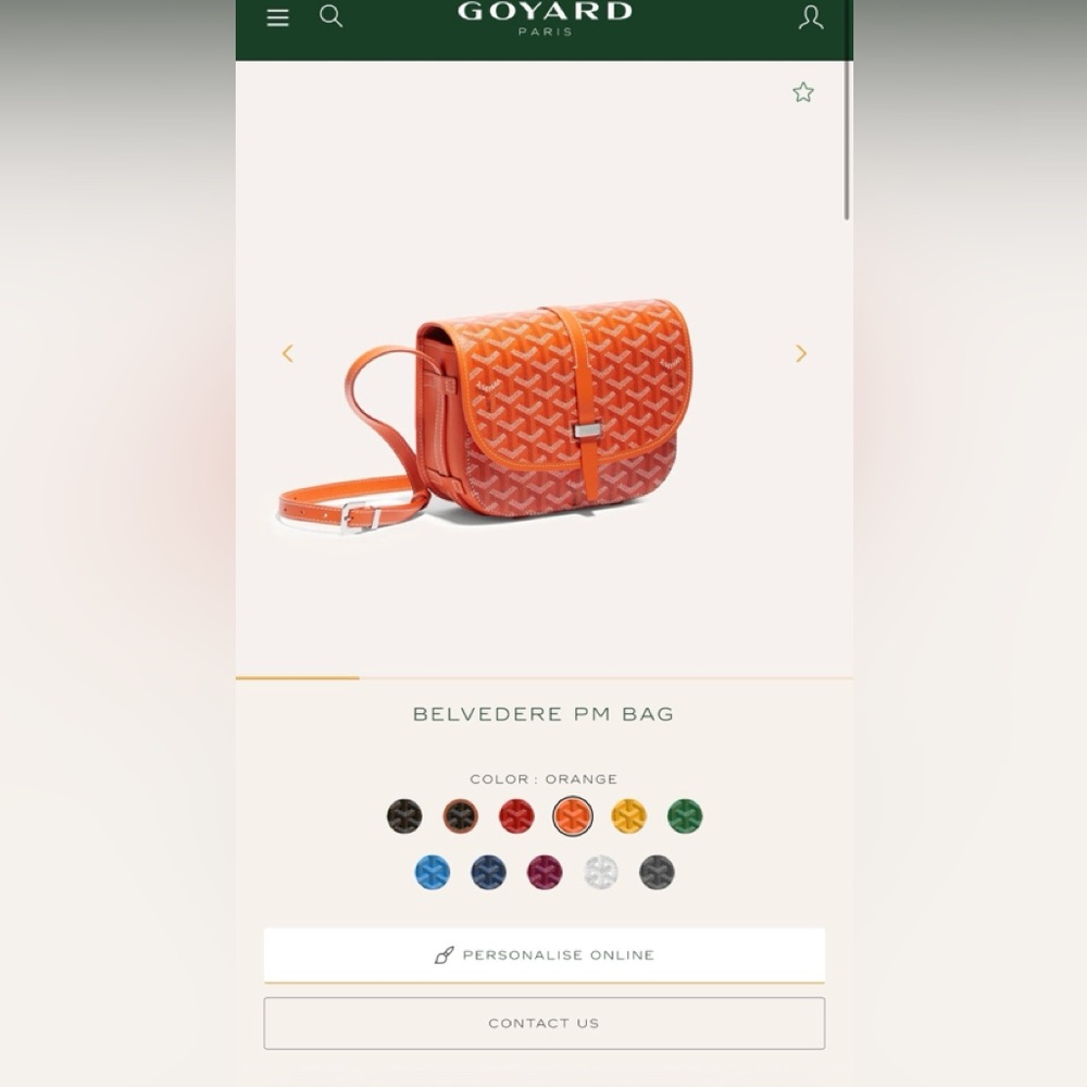 Goyard Belvedere PM Bag